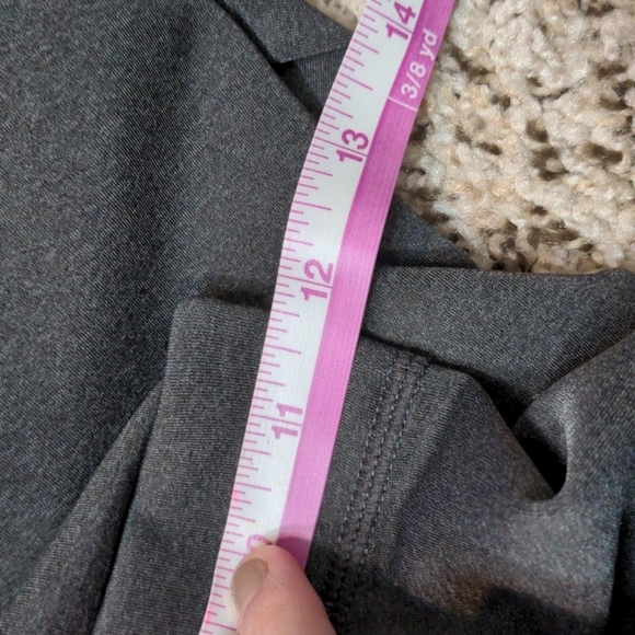 Ivy Park High Rise Sculpted Work Out Legging Full Length Gray Quick Dry Size XXS - Picture 13 of 16